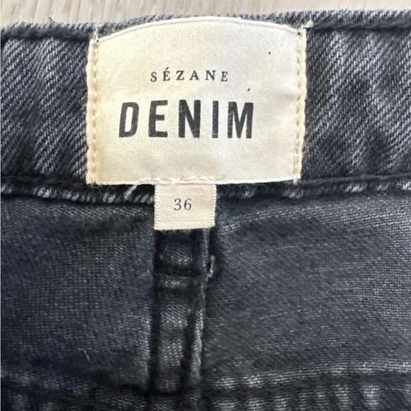 NWT Sézane Brut Sexy Jeans in Washed Grey - Picture 5 of 6